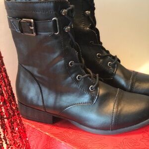 American Rag Black Combat Boots